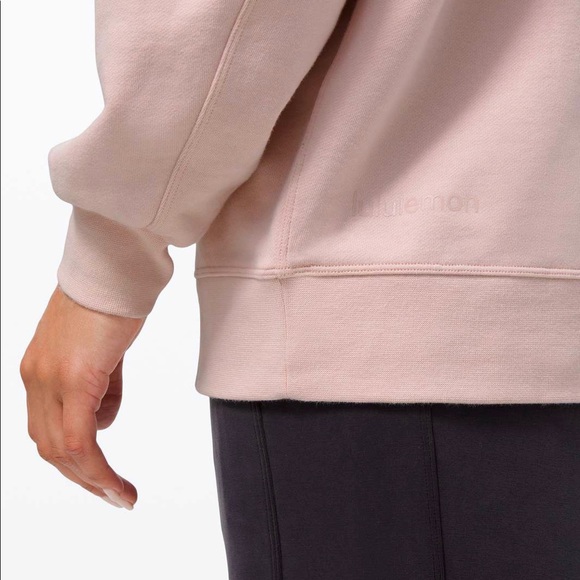 LULULEMON Perfectly Oversized Crew Sweatshirt in Feather Pink - Picture 5 of 12